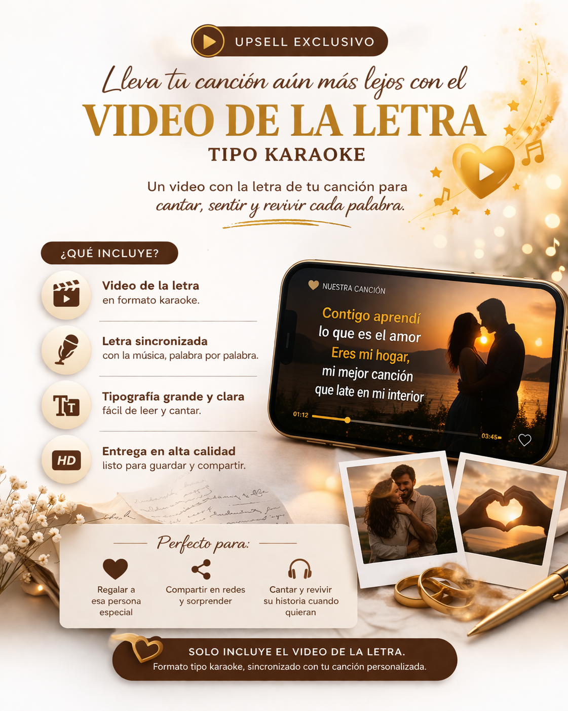 Video Fotos con Canción Personalizada de Fondo